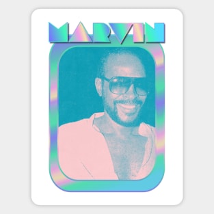 Marvin Gaye / 80s Aesthetic Style Original Design Magnet